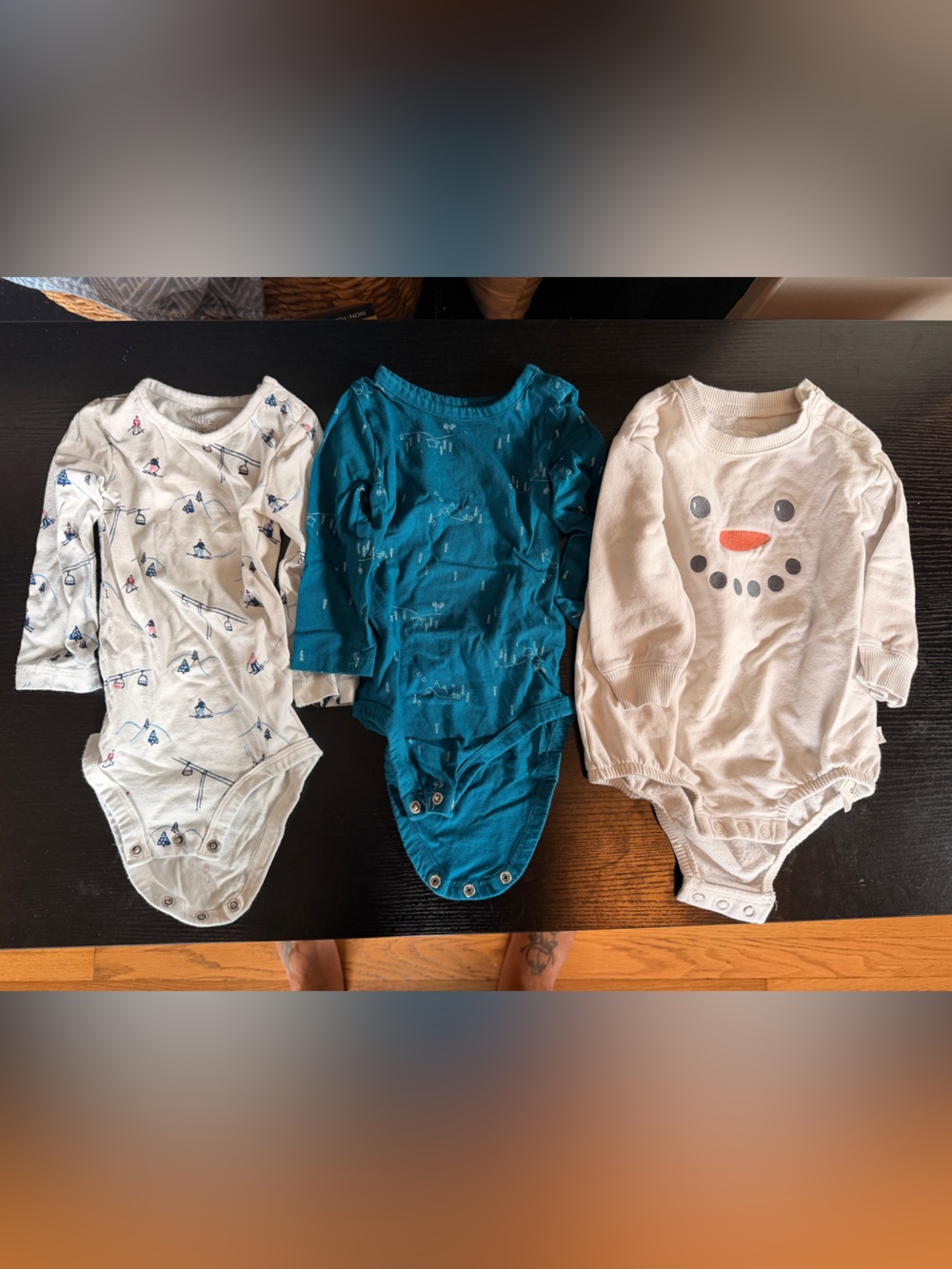 Carter's Winter Themed Bodysuit Bundle